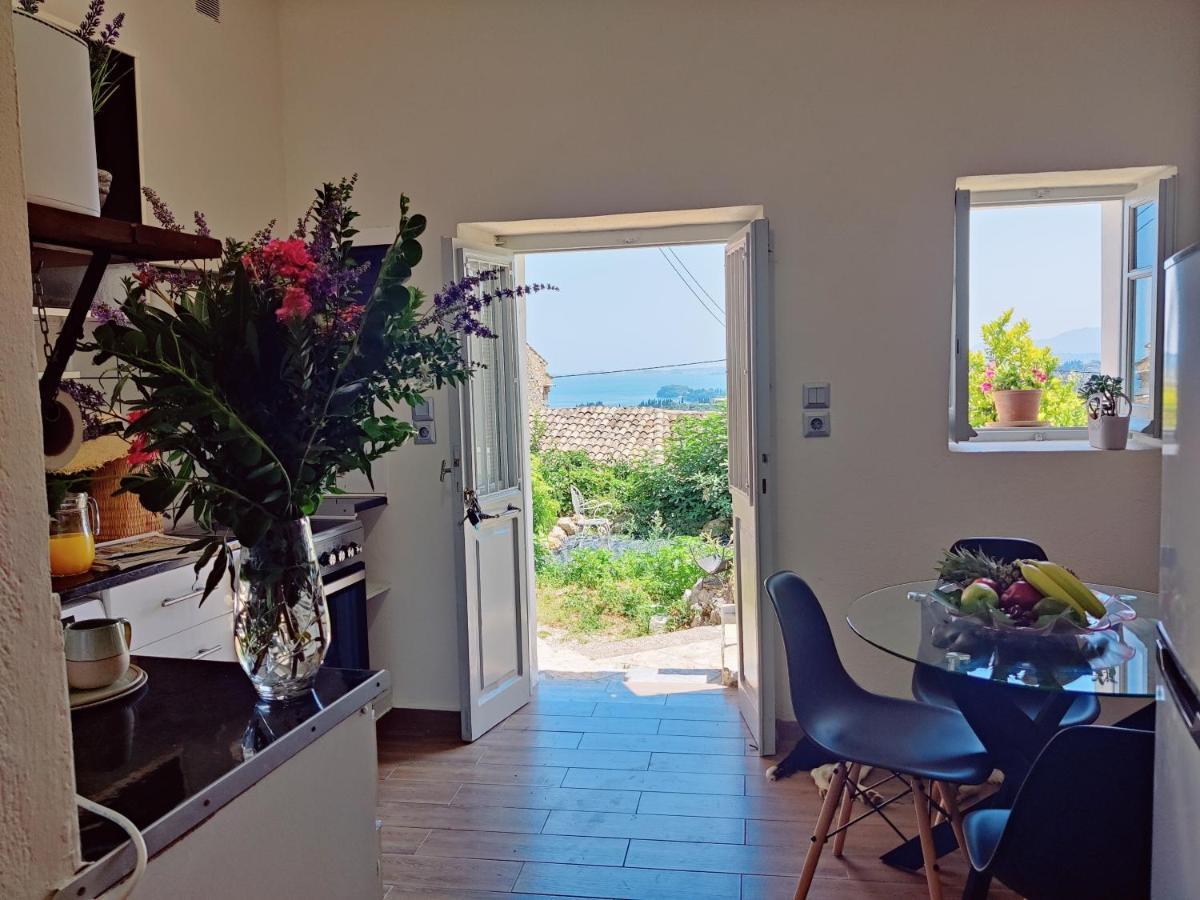 Corfu Sea View House - Live In Corfu Like A Local! Lägenhet Ágios Márkos Exteriör bild