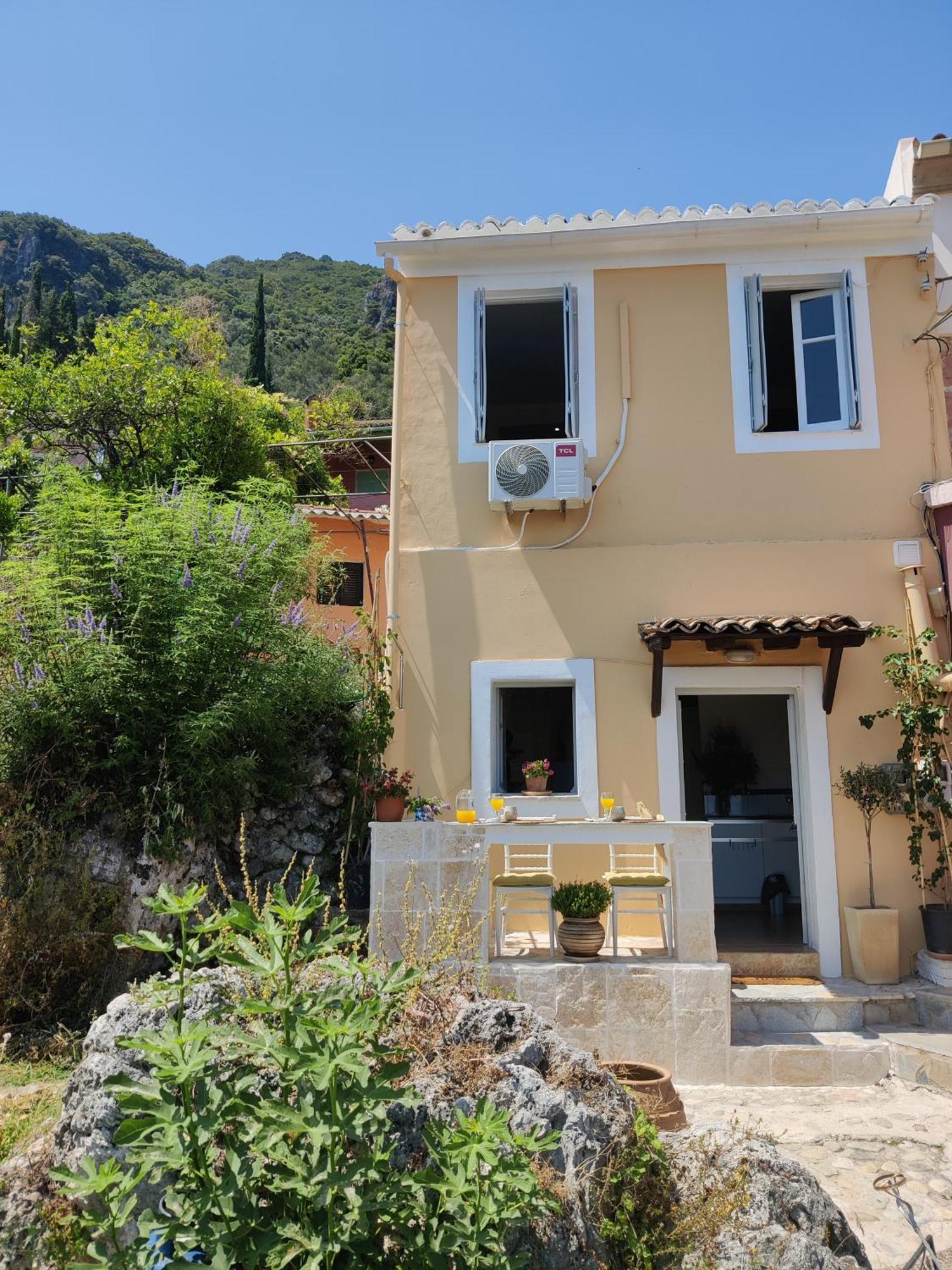 Corfu Sea View House - Live In Corfu Like A Local! Lägenhet Ágios Márkos Exteriör bild