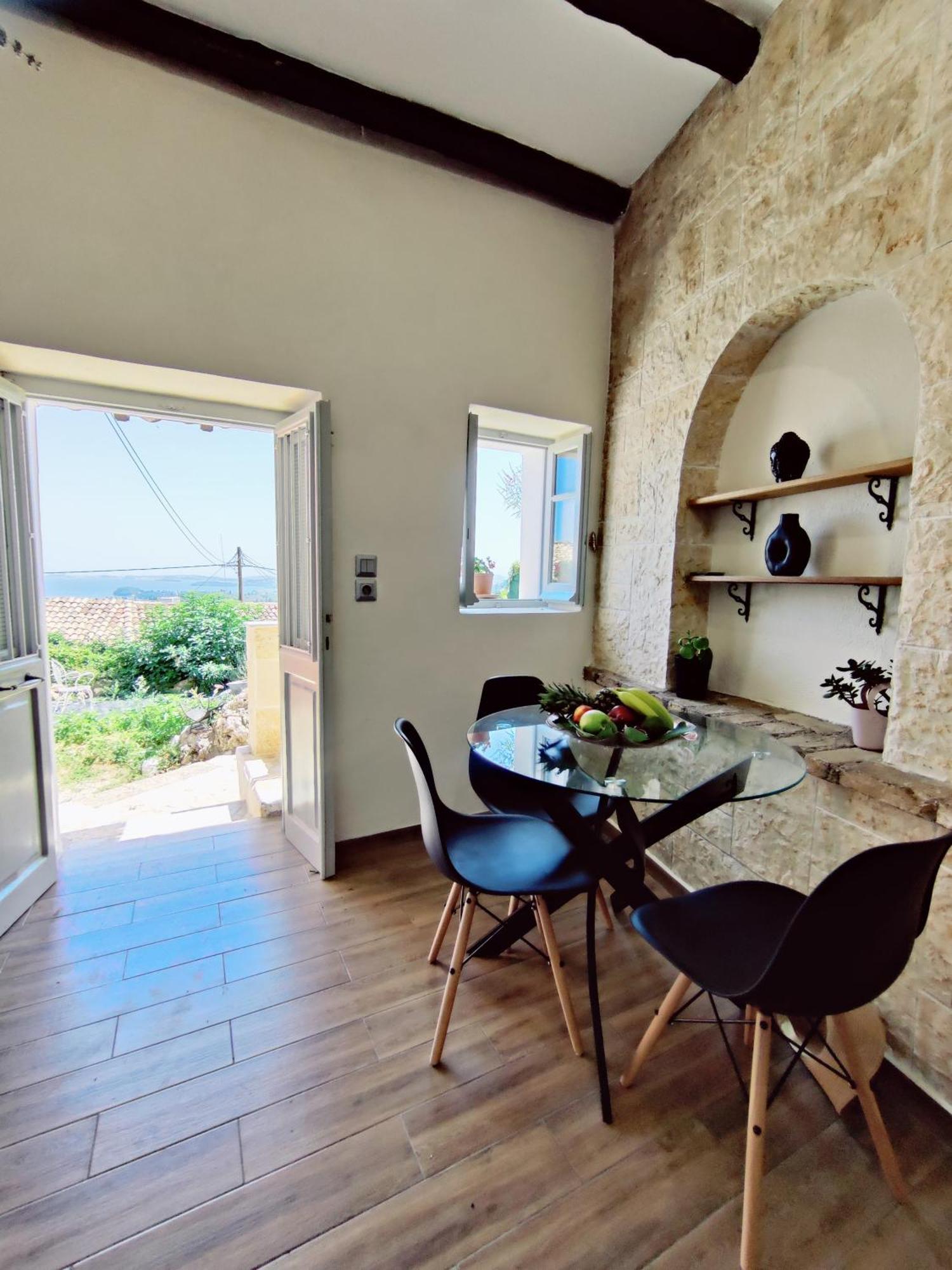Corfu Sea View House - Live In Corfu Like A Local! Lägenhet Ágios Márkos Exteriör bild