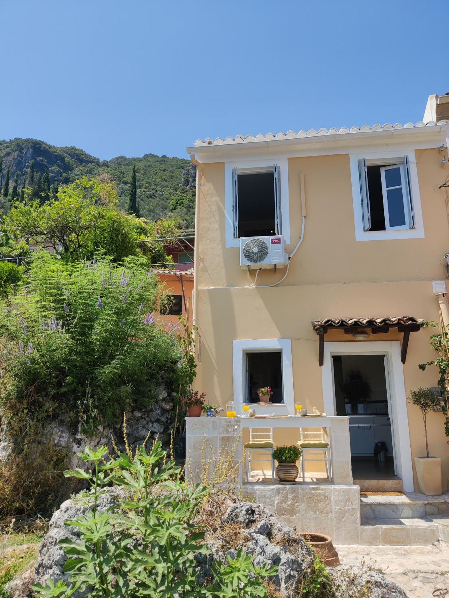 Corfu Sea View House - Live In Corfu Like A Local! Lägenhet Ágios Márkos Exteriör bild